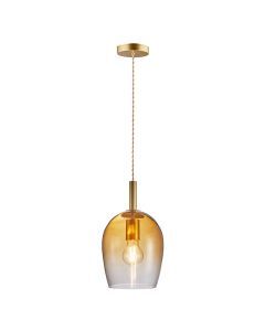 Amberkleurige hanglamp design, Uma