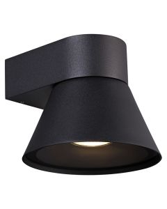 Zwarte buitenlamp modern, Kyklop, IP54