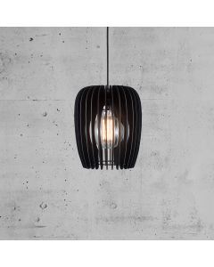 Zwarte hanglamp hout, Tribeca