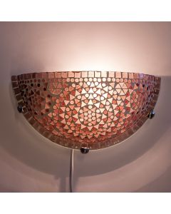Paarse oosterse wandlamp mozaïek, Haja