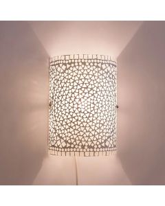 Transparante oosterse wandlamp mozaïek, Mahdia