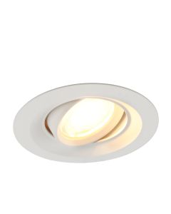 Ronde inbouwspot Tycho, wit