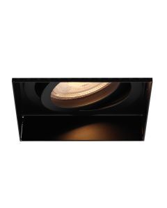 Aluminium trimless inbouwspot zwart, Royce