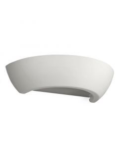 Moderne up down wandlamp Lotfi, wit, keramiek