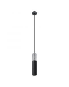 Betonnen hanglamp Fardou, grijs