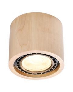 Houten opbouwspot bruin, Alessio