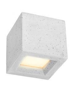 Betonnen up down wandlamp Caitlin, grijs