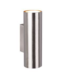 Nikkelen wandlamp modern, Kaso