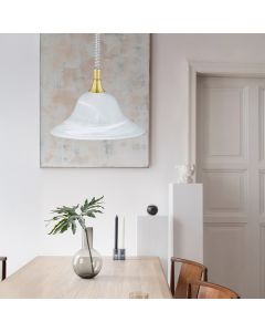 Aurora hanglamp, messing, modern design