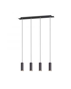 Zwarte hanglamp modern, Kaso
