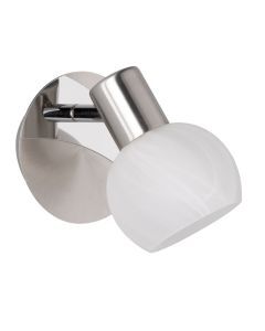 Nikkelen wandspot modern, Benita