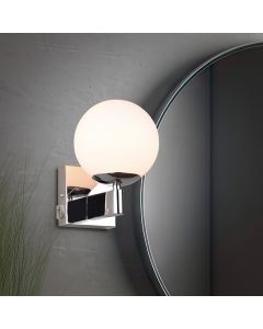 Chromen badkamer wandlamp modern, Eray, IP44