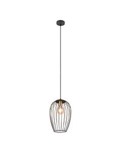 Zwarte hanglamp industrieel, Dilano