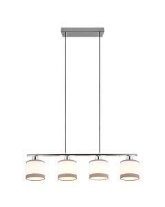 Witte hanglamp modern, Denley
