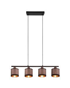 Taupe hanglamp modern, Denley