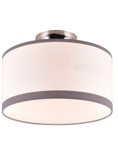 Witte plafonnière modern, Denley
