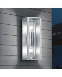 Industriële buitenlamp Sanna, grijs