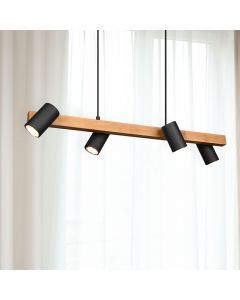 Zwarte hanglamp modern, Kaso