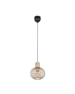 Beige hanglamp industrieel, Gjalt