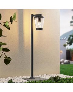 Moderne buitenlamp Kerstin, antraciet, aluminium, IP44