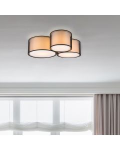 Antraciete plafonnière modern, Mirle