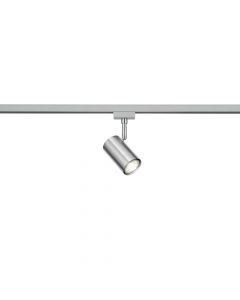 Geborsteld chroom Kaso spot voor 2 fase railverlichting