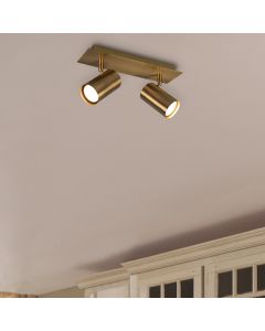 Bronzen plafondspot modern, Kaso