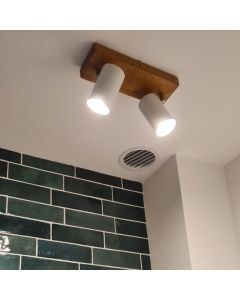 Witte plafondspot modern, Kaso