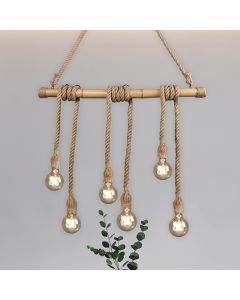 Moderne hanglamp Joaquin, bruin
