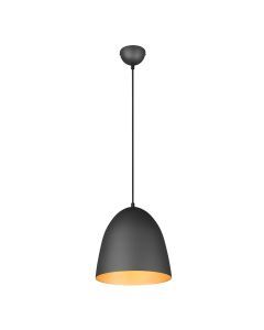 Zwarte koepellamp modern, Ingmar