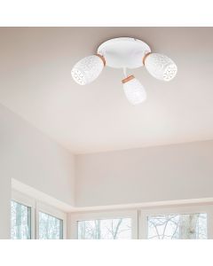 Witte plafondspot modern, Delana