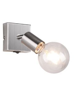Moderne wandlamp Odin, nikkel