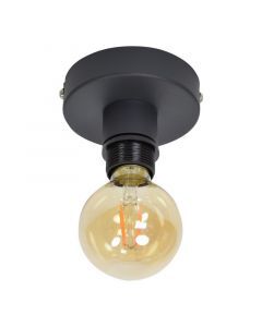 Zwarte plafondlamp Moda, Industrie
