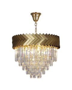 Design hanglamp goud, Jetske