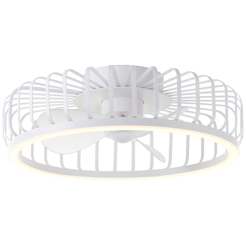 Plafondventilator met Verlichting 36W Moderne Houten Plafondventilator met Afstandsbediening 3000-6500K Verstelbare 6 Snelheid onzichtbare lamp Plafondventilator met licht voor woonkamer slaapkamer