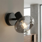 Design wandspot Skip, met schakelaar, zwart