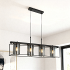 Moderne hanglamp zwart, Jessa