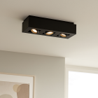 Moderne opbouwspot zwart, Akira