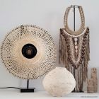 Rotan tafellamp bruin, Cordoba, met schakelaar