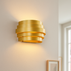 Moderne up down wandlamp goud, Sonay