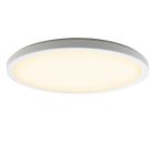 Witte plafonnière Shona, rond, 3-staps dimbaar, 18w, 3000K LED