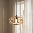 Bamboe hanglamp bruin, Lieve