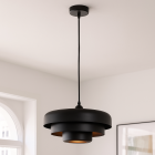 Moderne hanglamp zwart, Meredith
