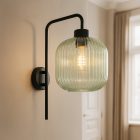 Design wandlamp groen, Charlois