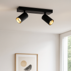 Moderne plafondspot zwart, Nadi