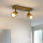 Moderne badkamer plafondlamp messing, Ciara, IP44