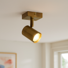 Moderne plafondspot brons, Elena