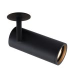 Moderne inbouwspot zwart, Nadi