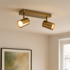 Moderne plafondspot brons, Elena