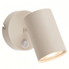Moderne wandspot bruin, Elena, met schakelaar